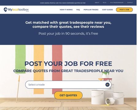 website thubmnail of Mylocaltoolbox.co.uk