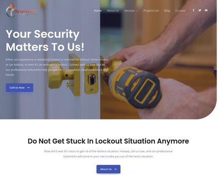 website thubmnail of Mylocksmithny
