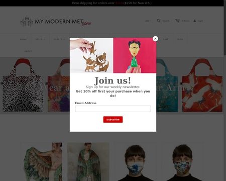 website thubmnail of My Modern Met Store