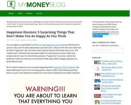website thubmnail of MyMoneyBlog