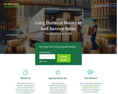 website thubmnail of Mymoveprice