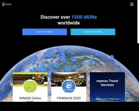 website thubmnail of Model United Nations