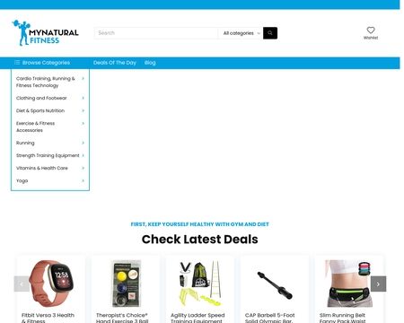 website thubmnail of Mynaturalfitness