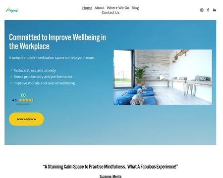 website thubmnail of Mynd.uk