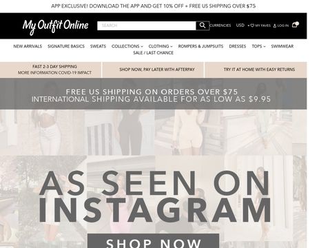 website thubmnail of My Outfit Online