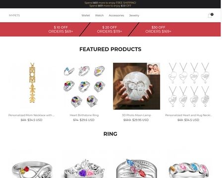 website thubmnail of My Pets Gifts