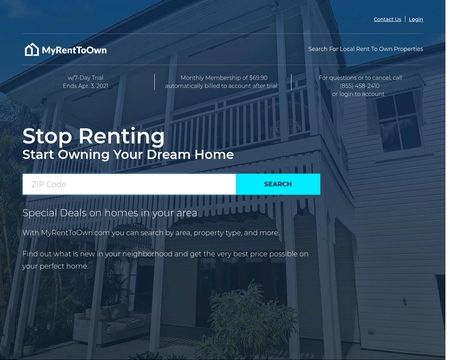 website thubmnail of MyRentToOwn