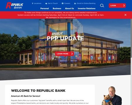 website thubmnail of Republic Bank