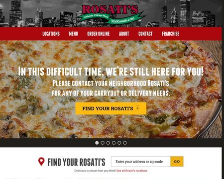 website thubmnail of Rosati's