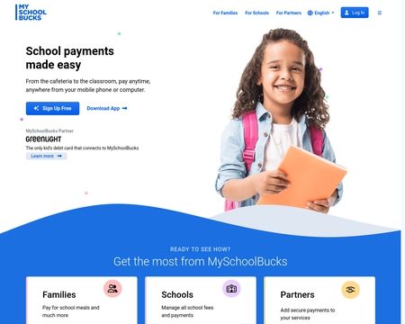 website thubmnail of Myschoolbucks