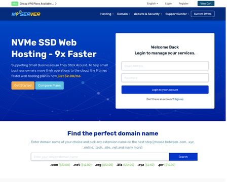 website thubmnail of Myserver.com.bd