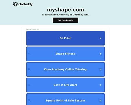 website thubmnail of MyShape