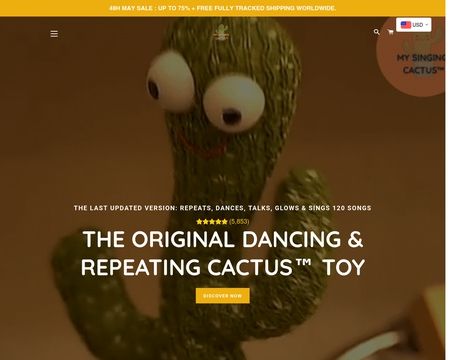 website thubmnail of Mysingingcactus