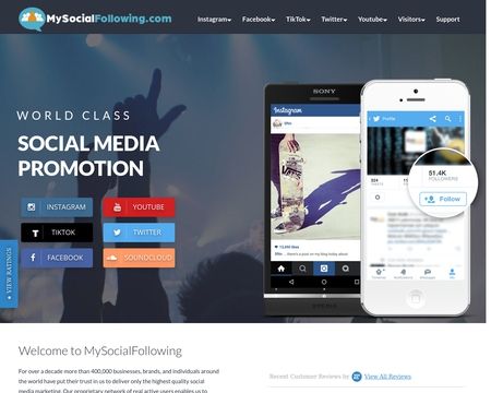 website thubmnail of MySocialFollowing.com