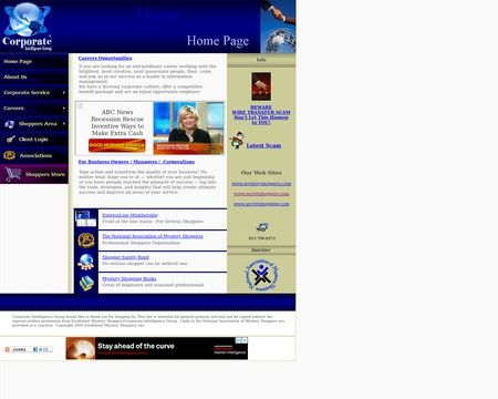 website thubmnail of Mysteryshoppers