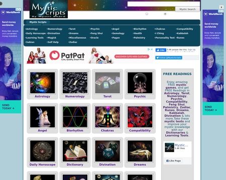 website thubmnail of Mystic Scripts