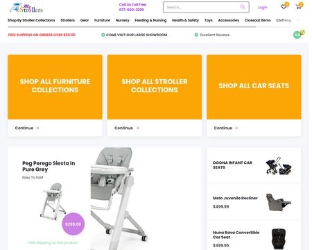 website thubmnail of MyStrollers