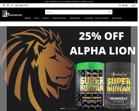 website thubmnail of My Supplement Store