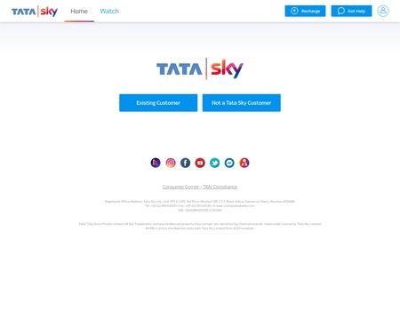 website thubmnail of Tata Play