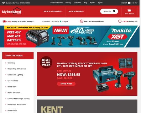 website thubmnail of My Tool Shed
