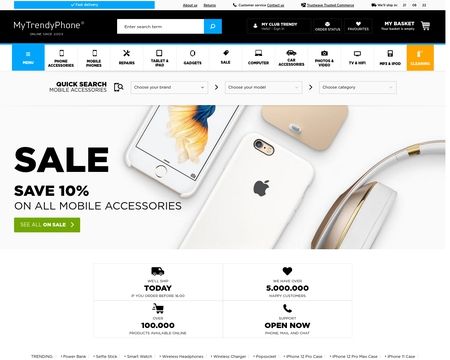 website thubmnail of Mytrendyphone.eu