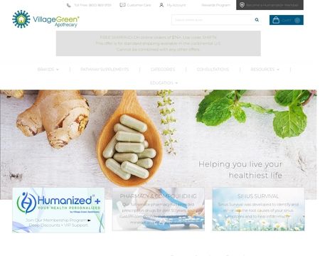 website thubmnail of Myvillagegreen