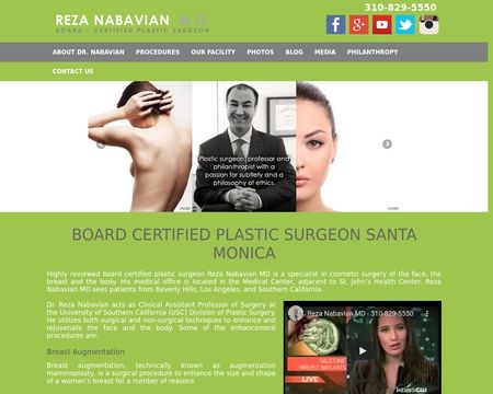 website thubmnail of Reza Nabavian MD