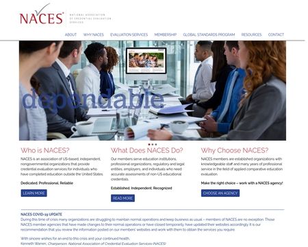 website thubmnail of National Association of Credential Evaluation Services