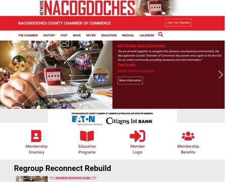 website thubmnail of Nacogdoches.org