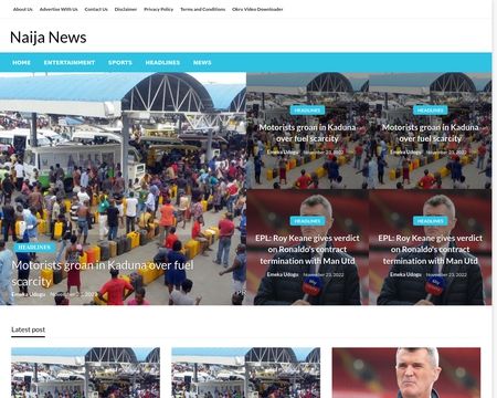 website thubmnail of Naijanews.net