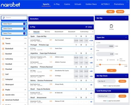 website thubmnail of NairaBet
