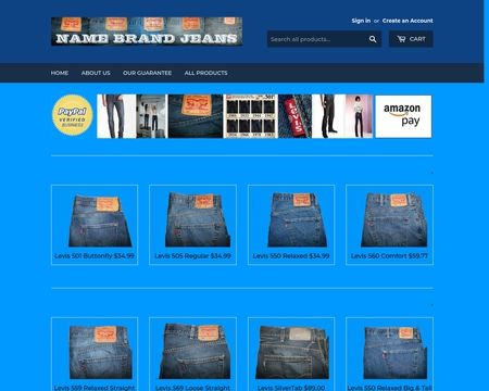 website thubmnail of NameBrandJeans