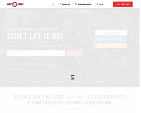 website thubmnail of Nameandshame