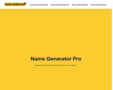 Namegeneratorpro.com