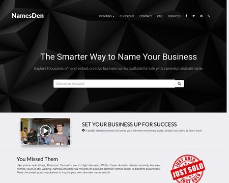 website thubmnail of Namesden