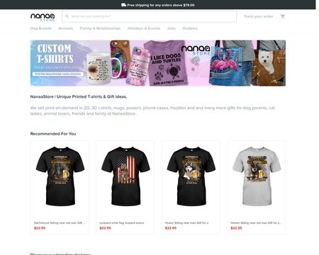 website thubmnail of Nanaastore
