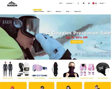 website thubmnail of Nandn Snow