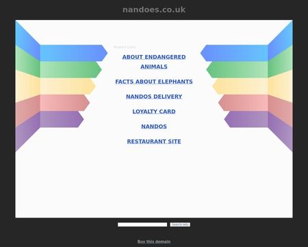 website thubmnail of Nandoes.co.uk