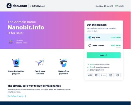 website thubmnail of Nanobit