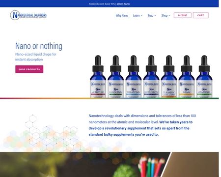 website thubmnail of Nanoceuticals Solutions