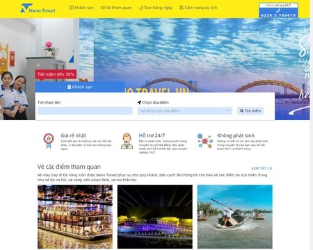 website thubmnail of Nanotravel.vn