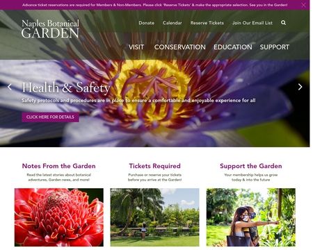 website thubmnail of Naplesgarden.org