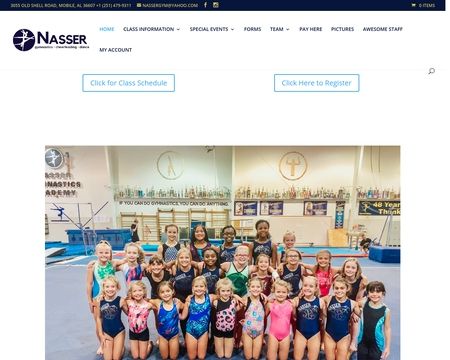 website thubmnail of Nassergym.net
