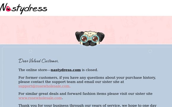 nastydress website