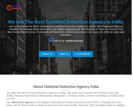 website thubmnail of National Detectives
