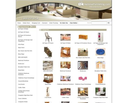 website thubmnail of NationalFurnishing.com
