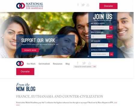 website thubmnail of National Organization for Marriage