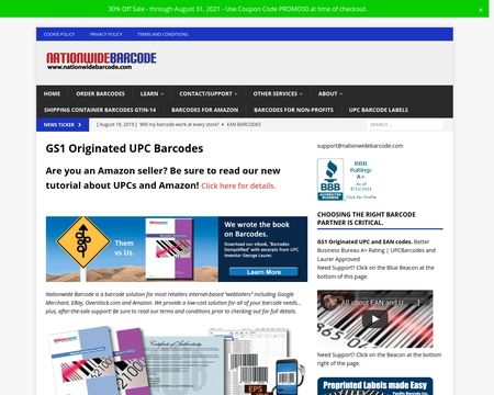 website thubmnail of Nationwide Barcode