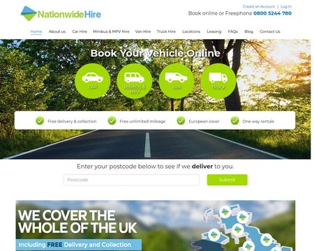 website thubmnail of NationwideHireUK.co.uk