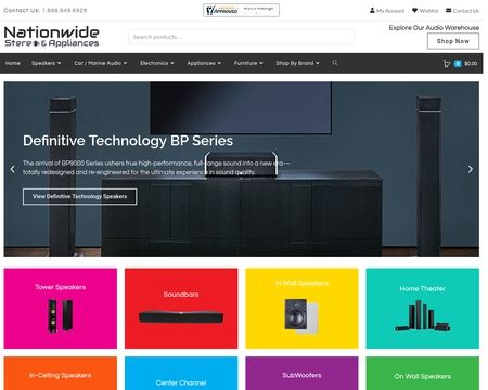 website thubmnail of Nationwide Stereo